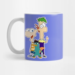 P, F and Agent P Mug